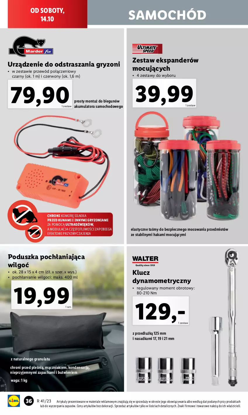 Gazetka promocyjna Lidl - GAZETKA - ważna 09.10 do 14.10.2023 - strona 44 - produkty: Akumulator, Ekspander, Gra, Gry, LG, Piec, Poduszka, Przewód, Samochód, Waga