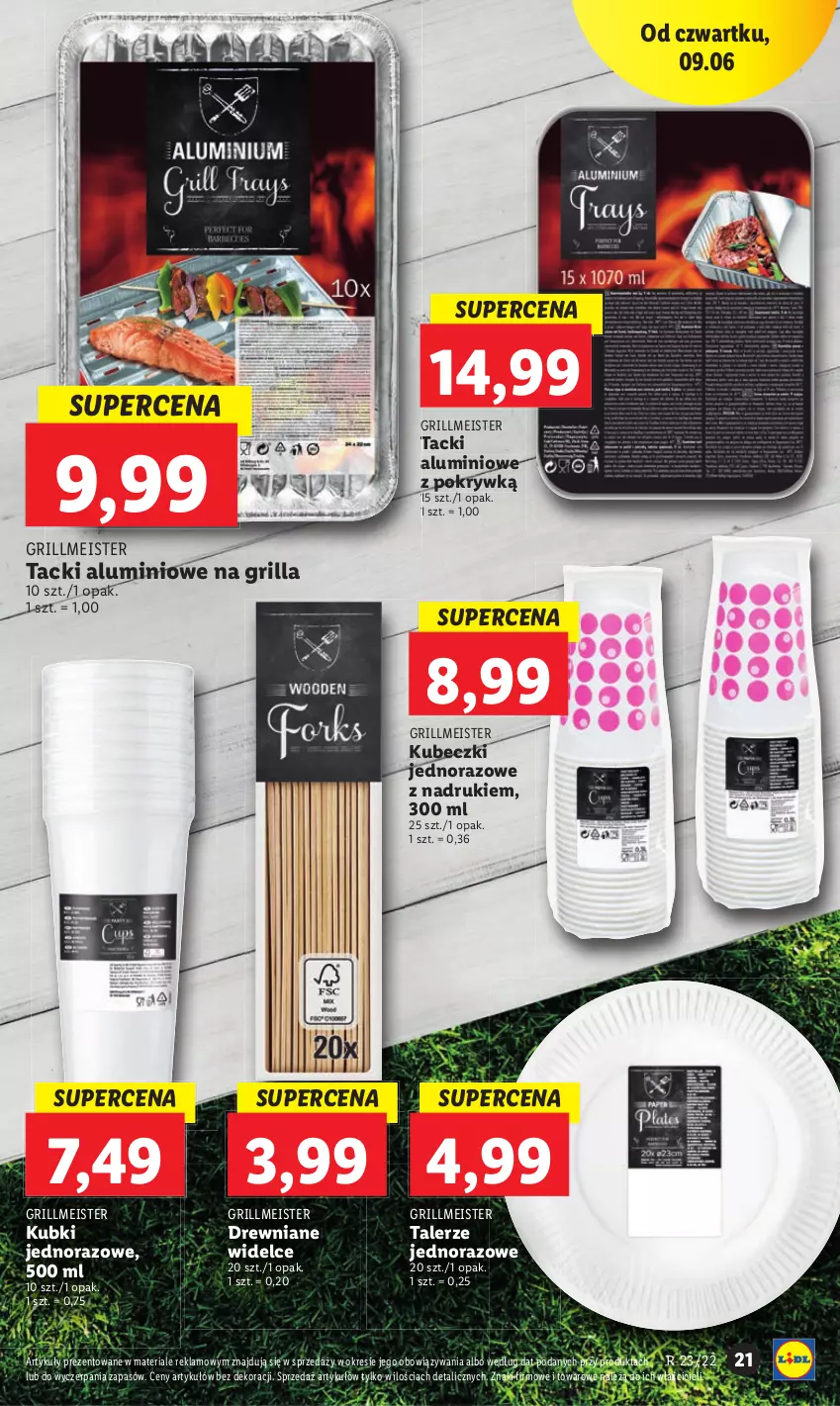 Gazetka promocyjna Lidl - GAZETKA - ważna 09.06 do 11.06.2022 - strona 21 - produkty: Grill, Talerz