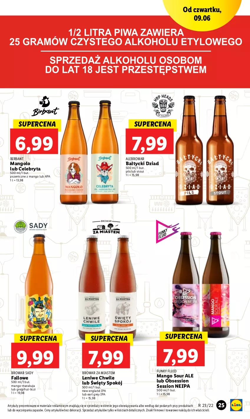 Gazetka promocyjna Lidl - GAZETKA - ważna 09.06 do 11.06.2022 - strona 25 - produkty: Earl Grey, Fa, Grejpfrut, Liczi, Mango, SESSIO