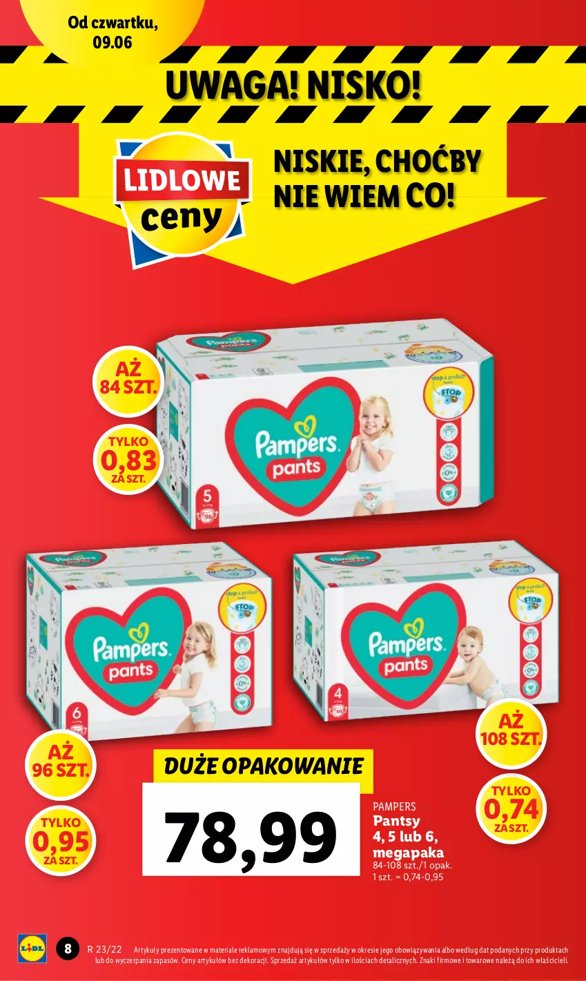 Gazetka promocyjna Lidl - GAZETKA - ważna 09.06 do 11.06.2022 - strona 8 - produkty: Pampers, Waga