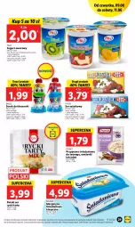 Gazetka promocyjna Lidl - GAZETKA - Gazetka - ważna od 11.06 do 11.06.2022 - strona 29 - produkty: Prymat, Ser, Favita, Panna cotta, Jogurt owocowy, Jogurt, Kiwi, Sałat, Serek, Pilos, Margaryna, Danio, Fa