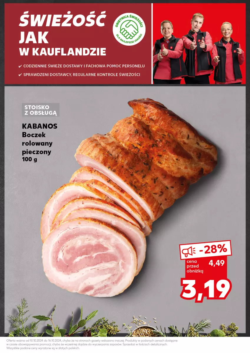 Gazetka promocyjna Kaufland - Kaufland - ważna 14.10 do 16.10.2024 - strona 17 - produkty: Boczek, Kabanos, Piec