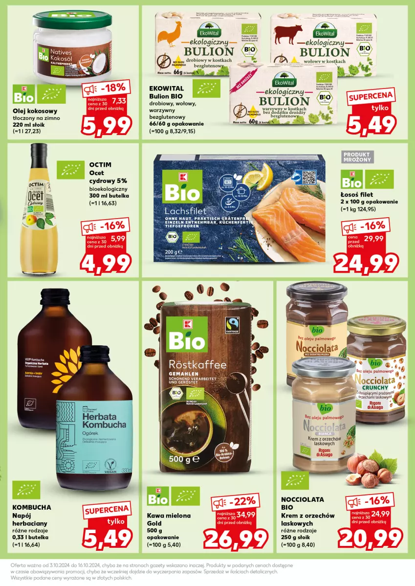 Gazetka promocyjna Kaufland - Kaufland - ważna 14.10 do 16.10.2024 - strona 31 - produkty: Bulion, Gra, Kawa, Kawa mielona, Kokos, Lion, Napój, Ocet, Olej, Olej kokosowy, Stek