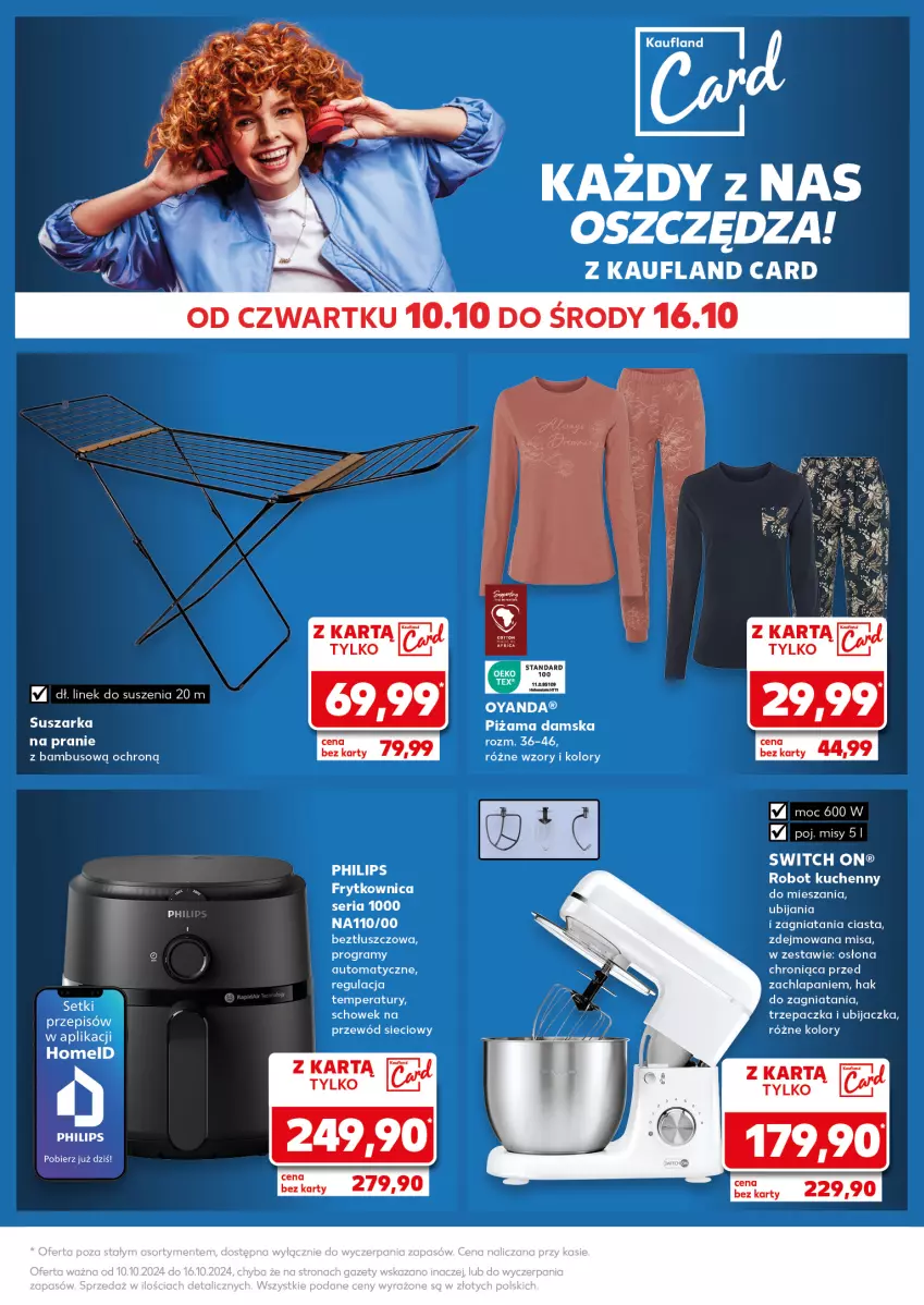 Gazetka promocyjna Kaufland - Kaufland - ważna 14.10 do 16.10.2024 - strona 38 - produkty: Gra, Philips, Piżama, Przewód, Robot, Suszarka, Suszarka na pranie, Trzepaczka