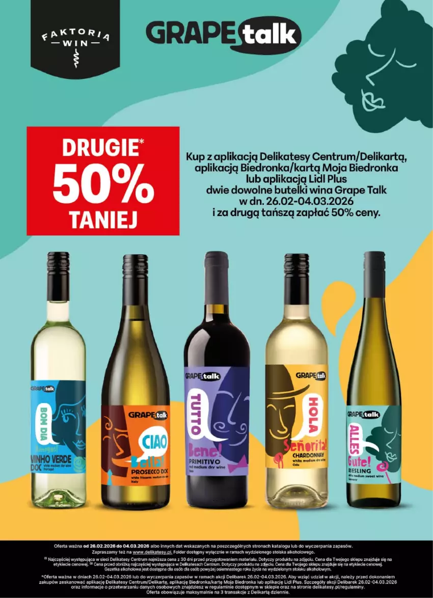 Gazetka promocyjna Delikatesy Centrum - Delibarek DC09 - ważna 26.02 do 04.03.2026 - strona 3 - produkty: Chardonnay, Gra, Rama, Rum, Tran