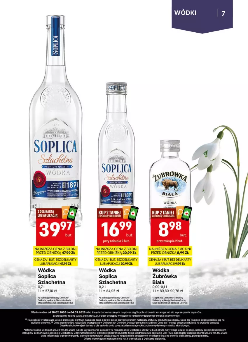 Gazetka promocyjna Delikatesy Centrum - Delibarek DC09 - ważna 26.02 do 04.03.2026 - strona 7 - produkty: Owoce, Rama, Rum, Soplica, Tran, Wódka