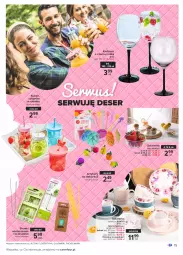 Gazetka promocyjna Carrefour - Gazetka Wielki wybór lodów - Gazetka - ważna od 30.06 do 30.06.2021 - strona 15 - produkty: Ser, Salaterka, Venus, Talerz, Talerz deserowy, Filiżanka, Szklanka, Kubek, Deser, Kieliszek, Fa