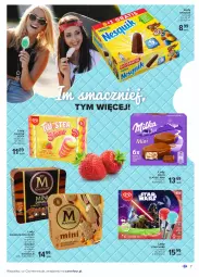 Gazetka promocyjna Carrefour - Gazetka Wielki wybór lodów - Gazetka - ważna od 30.06 do 30.06.2021 - strona 7 - produkty: Nesquik, Lody, Star Wars, Milka