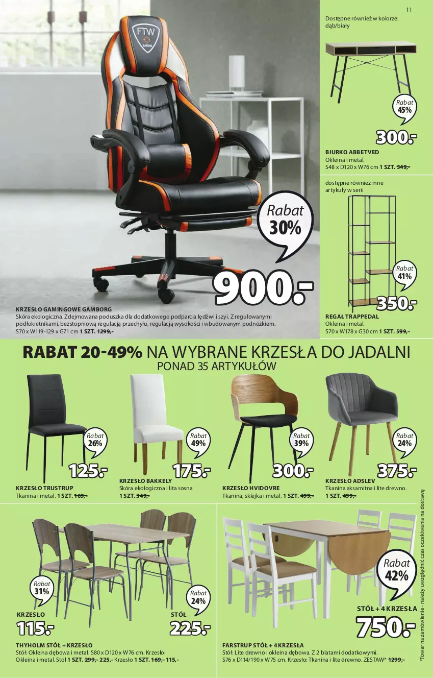 Gazetka promocyjna Jysk - Oferta tygodnia - ważna 26.05 do 08.06.2021 - strona 12 - produkty: Aksam, Biurko, Fa, Klej, Krzesło, Poduszka, Regał, Rust, Ser, Sok, Sos, Stół, Top