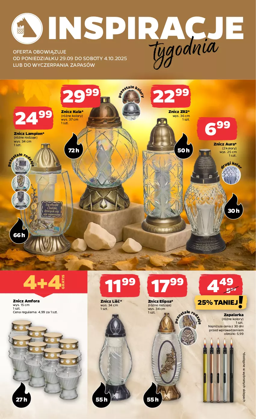 Gazetka promocyjna Netto - Od Poniedziałku Przemysłowa - ważna 29.09 do 04.10.2025 - strona 2 - produkty: Gra, Lampion, Zapalarka, Znicz