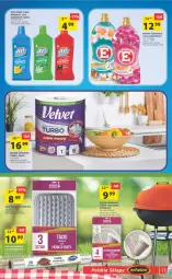 Gazetka promocyjna Arhelan - Gazetka - Gazetka - ważna od 30.04 do 30.04.2023 - strona 17 - produkty: Papier, Velvet, Płyn do płukania, Ręcznik, Grill, Ogród, Folia aluminiowa