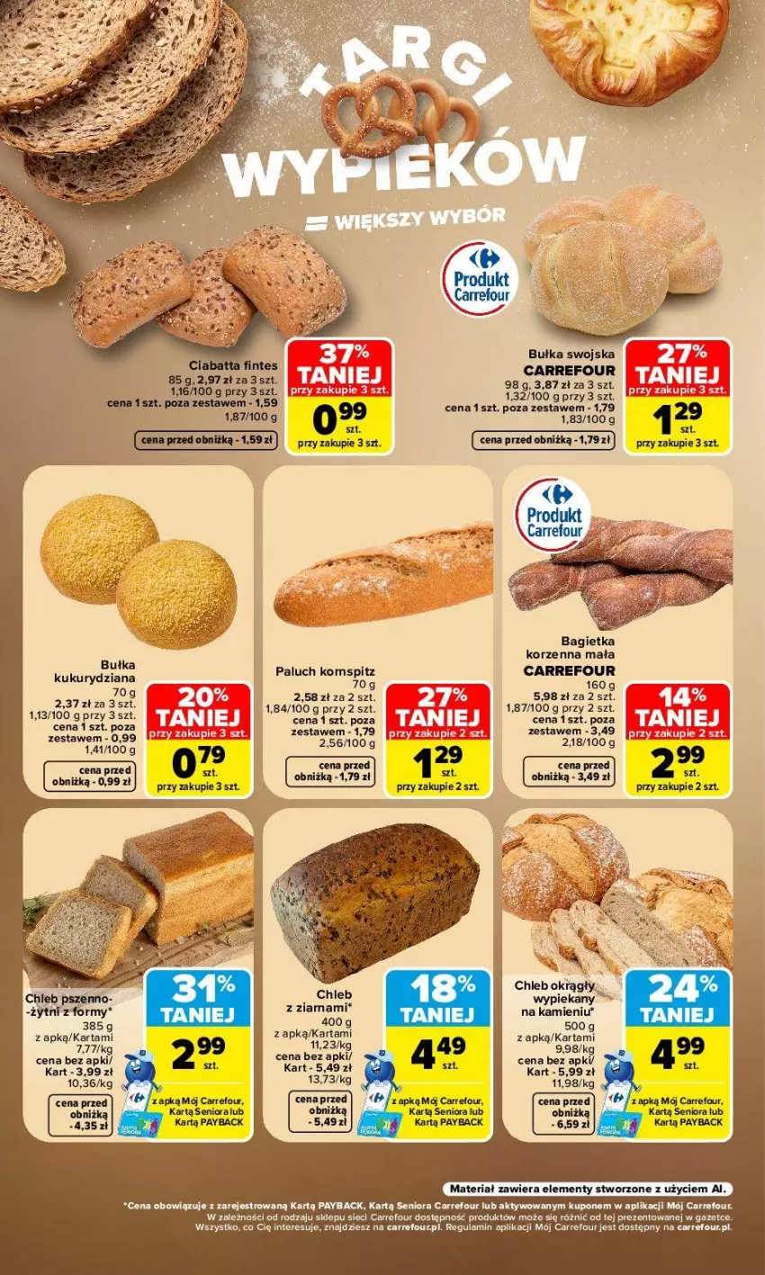 Gazetka promocyjna Carrefour - Gazetka Carrefour, Market w SUMIE weź to na świeżo - ważna 31.08 do 05.09.2026 - strona 6 - produkty: Bagietka, Bułka, Chleb