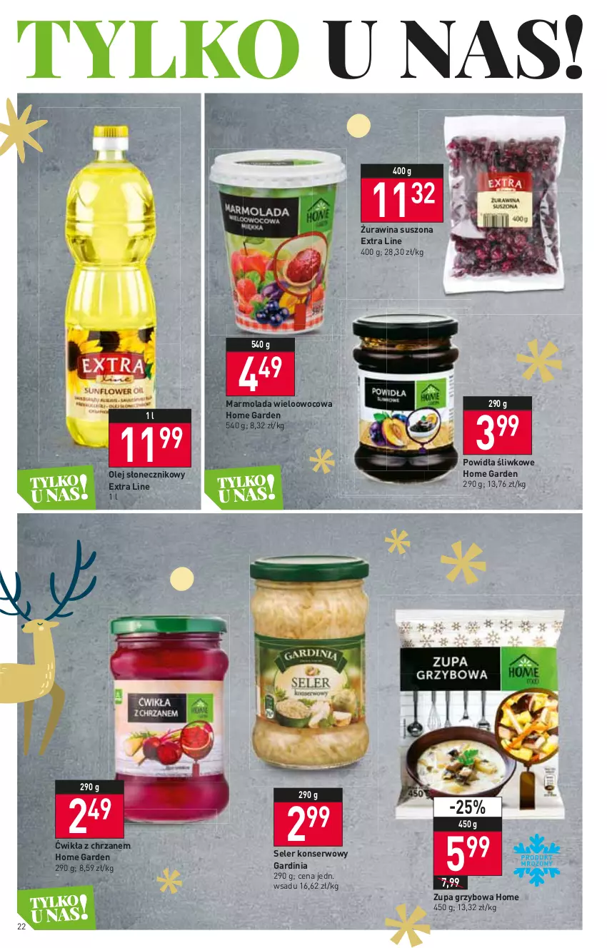 Gazetka promocyjna Stokrotka - Supermarket - ważna 15.12 do 21.12.2022 - strona 22 - produkty: Chrzan, Marmolada, Mola, Olej, Olej słonecznikowy, Ser, Zupa