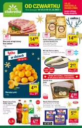 Gazetka promocyjna Stokrotka - Supermarket - Gazetka - ważna od 21.12 do 21.12.2022 - strona 1 - produkty: Mandarynki, Glazura, Miruna, Kawa mielona, Kawa, Karp, Coca-Cola, Mlekovita, Boczek, Fanta, Lavazza, Sprite, Masło, Lazur, Napój, Boczek wieprzowy, Mleko, Fa