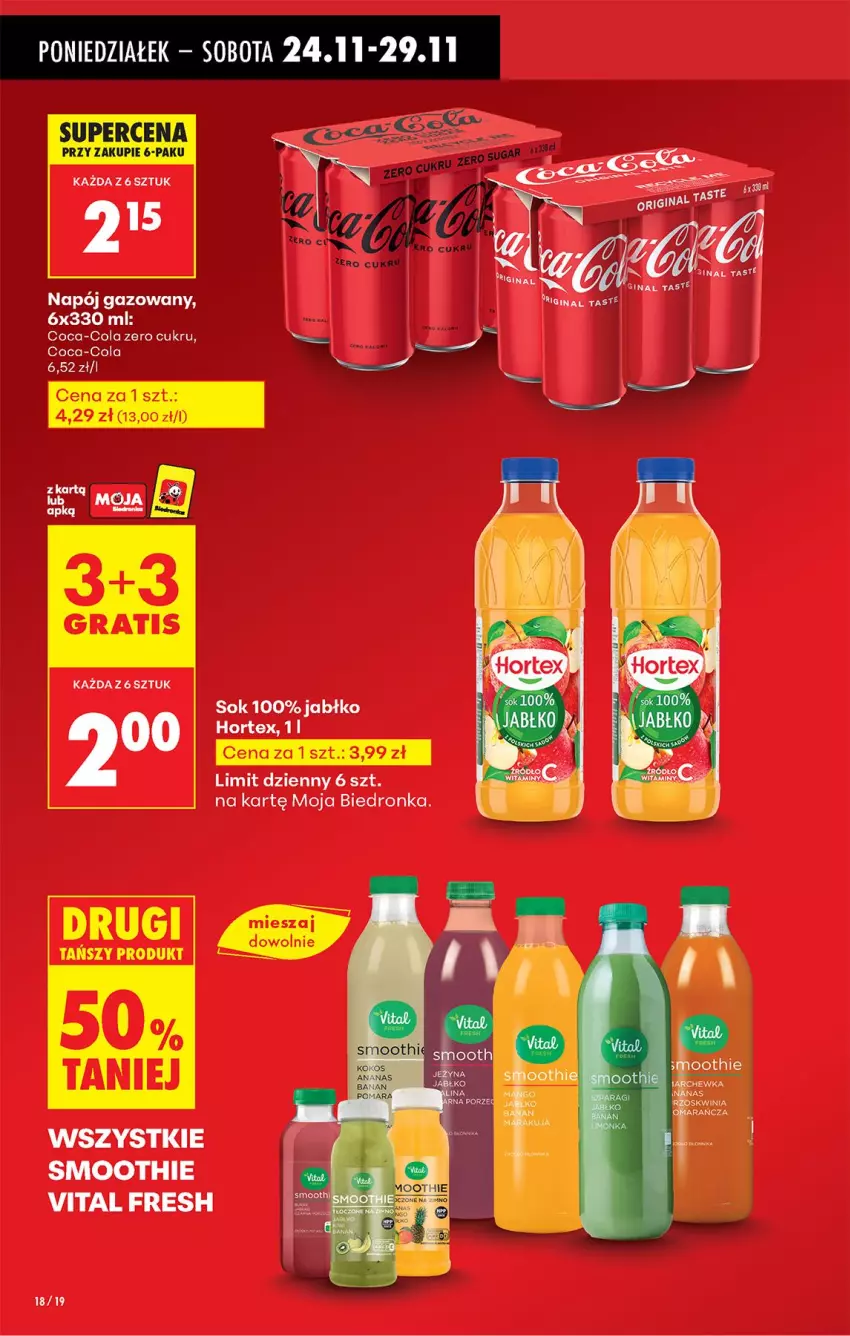 Gazetka promocyjna Biedronka - Od Poniedziałku - ważna 24.11 do 29.11.2025 - strona 20 - produkty: Gra, Smoothie