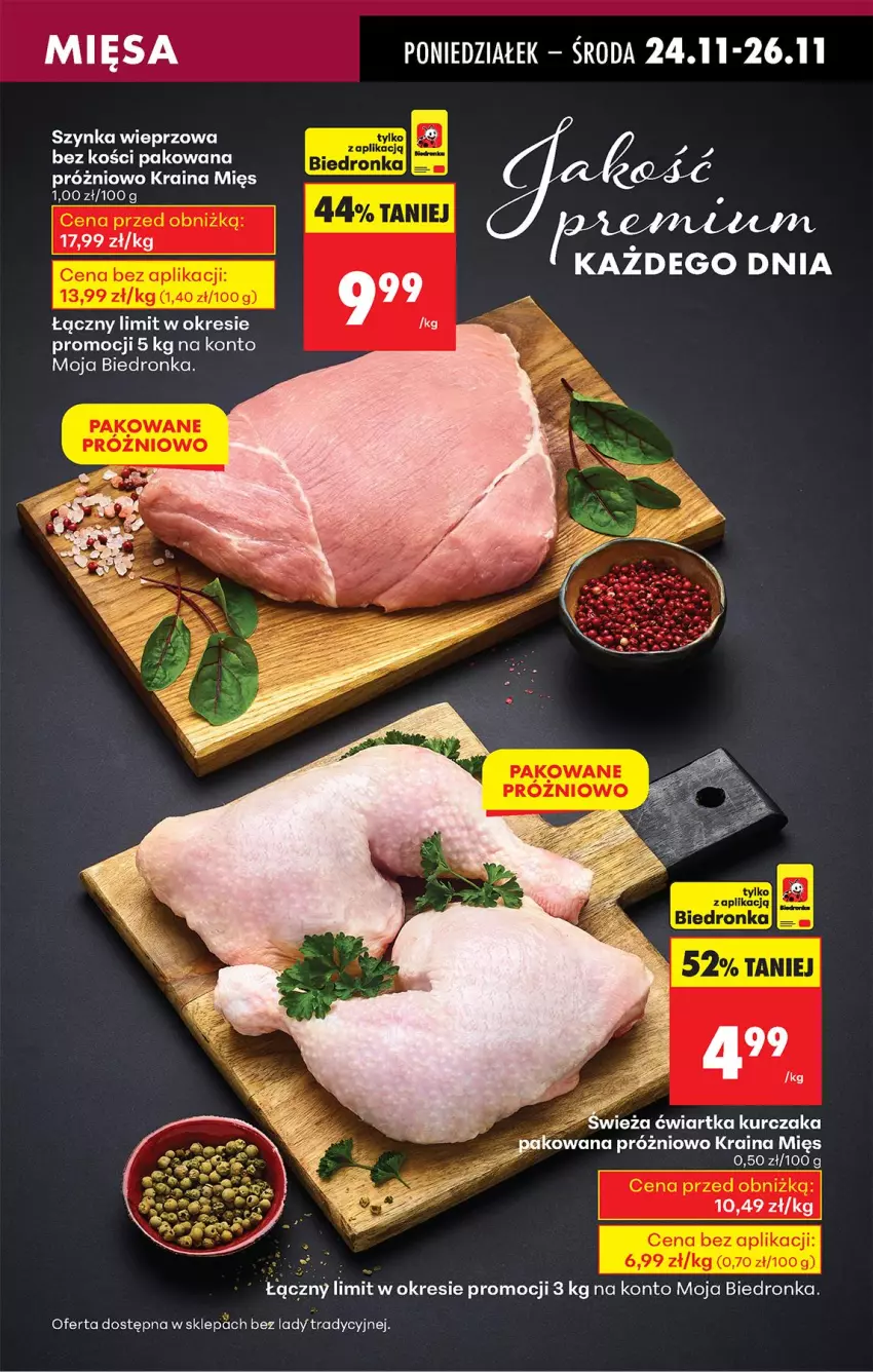 Gazetka promocyjna Biedronka - Od Poniedziałku - ważna 24.11 do 29.11.2025 - strona 35 - produkty: Kurczak, Szynka, Szynka wieprzowa