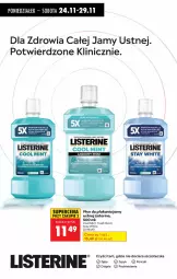 Gazetka promocyjna Biedronka - Od Poniedziałku - Gazetka - ważna od 29.11 do 29.11.2025 - strona 91 - produkty: Płyn do płukania jamy ustnej, Listerine, Płyn do płukania, Szczoteczka