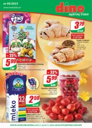 Gazetka promocyjna Dino - Gazetka 44 - Gazetka - ważna od 07.11 do 07.11.2023 - strona 1 - produkty: JBL, Mlekovita, Rogal, Kalendarz, Kalendarz adwentowy, Mleko, Fa