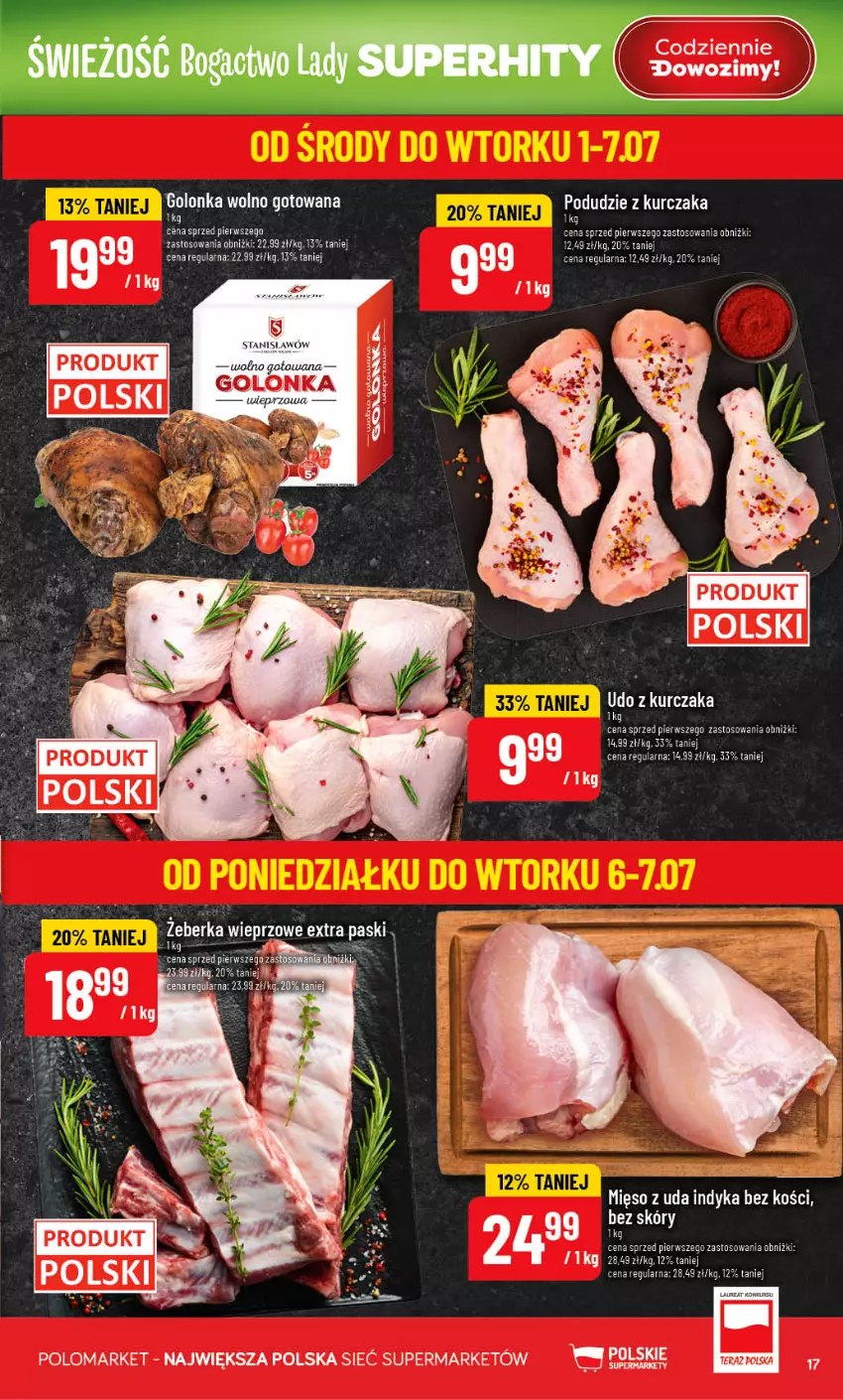 Gazetka promocyjna PoloMarket - Gazetka G27 - ważna 01.07 do 07.07.2026 - strona 17 - produkty: Fa, Kurczak, Mięso, Podudzie z kurczaka, Udo z kurczaka