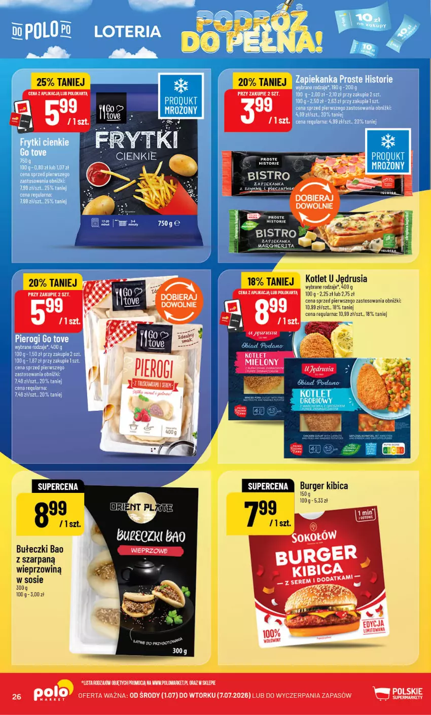 Gazetka promocyjna PoloMarket - Gazetka G27 - ważna 01.07 do 07.07.2026 - strona 26 - produkty: Bułeczki, Kotlet, Sos