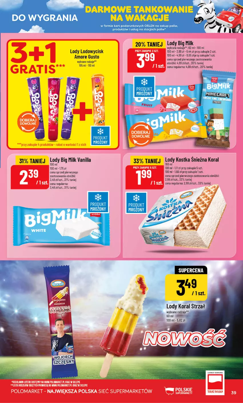 Gazetka promocyjna PoloMarket - Gazetka G27 - ważna 01.07 do 07.07.2026 - strona 39 - produkty: Big Milk, Gra, Lody, Sos