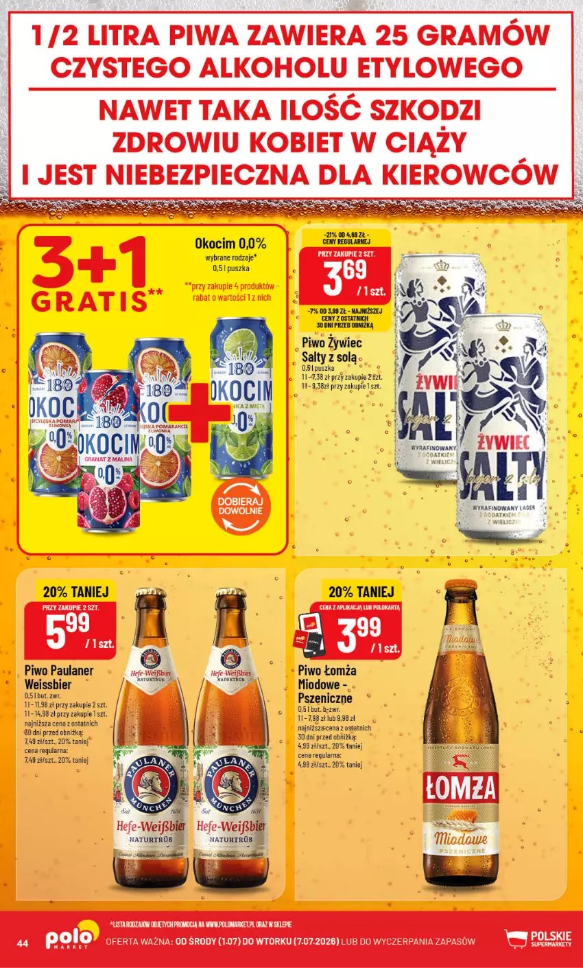 Gazetka promocyjna PoloMarket - Gazetka G27 - ważna 01.07 do 07.07.2026 - strona 44 - produkty: Acer, Koc, Okocim, Piwo
