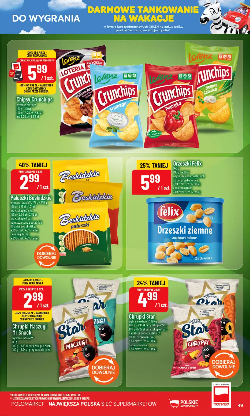 Gazetka promocyjna PoloMarket - Gazetka G27 - ważna 01.07 do 07.07.2026 - strona 49 - produkty: AEG, Beskidzki, Chipsy, Chrupki, Crunchips, Fa, Felix, Laur, Orzeszki