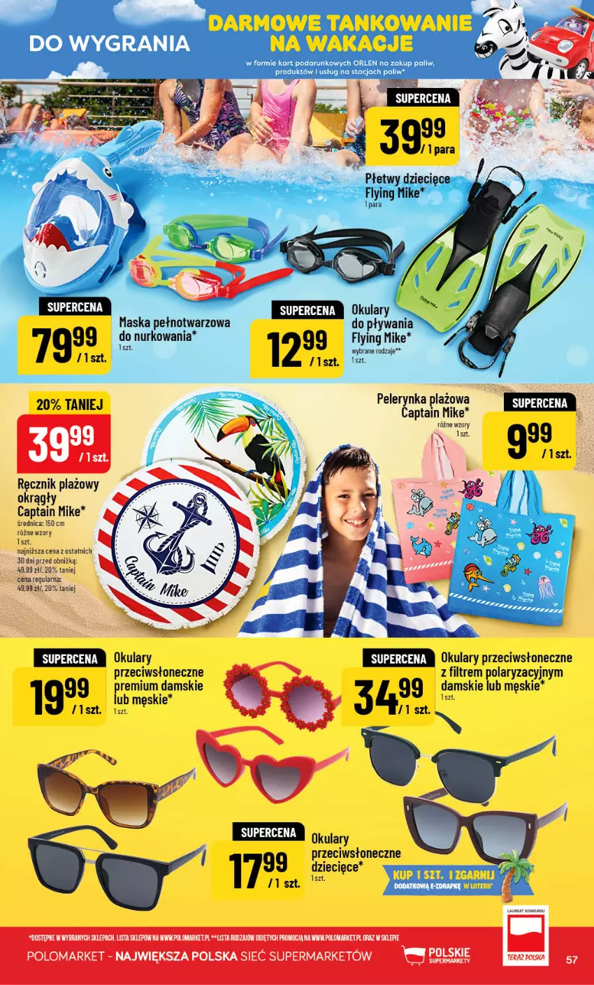 Gazetka promocyjna PoloMarket - Gazetka G27 - ważna 01.07 do 07.07.2026 - strona 57 - produkty: Dzieci, Laur, Maska, Ręcznik