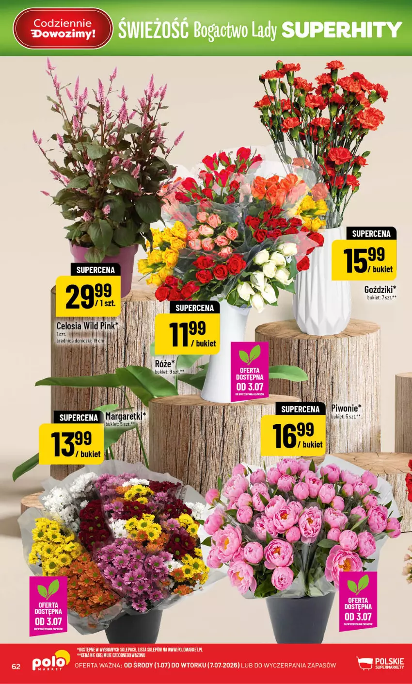 Gazetka promocyjna PoloMarket - Gazetka G27 - ważna 01.07 do 07.07.2026 - strona 62 - produkty: Bukiet