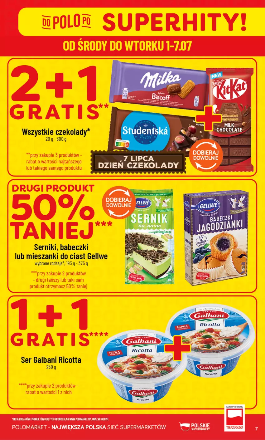 Gazetka promocyjna PoloMarket - Gazetka G27 - ważna 01.07 do 07.07.2026 - strona 7 - produkty: Babeczki, Galbani, Ricotta, Ser