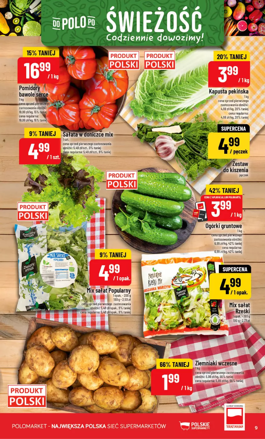Gazetka promocyjna PoloMarket - Gazetka G27 - ważna 01.07 do 07.07.2026 - strona 9 - produkty: Fa, Grunt, Pomidory, Sałat