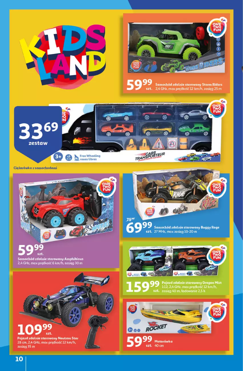 Gazetka promocyjna Auchan - przeNISKIE CENY przeRADOŚĆ dla dzieci Hipermarkety - ważna 26.05 do 01.06.2022 - strona 10 - produkty: Samochód