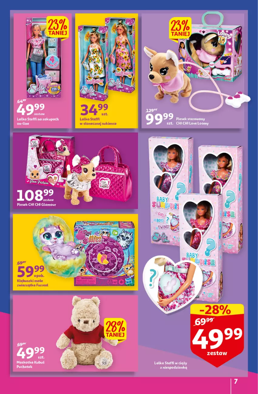 Gazetka promocyjna Auchan - przeNISKIE CENY przeRADOŚĆ dla dzieci Hipermarkety - ważna 26.05 do 01.06.2022 - strona 7 - produkty: Lalka