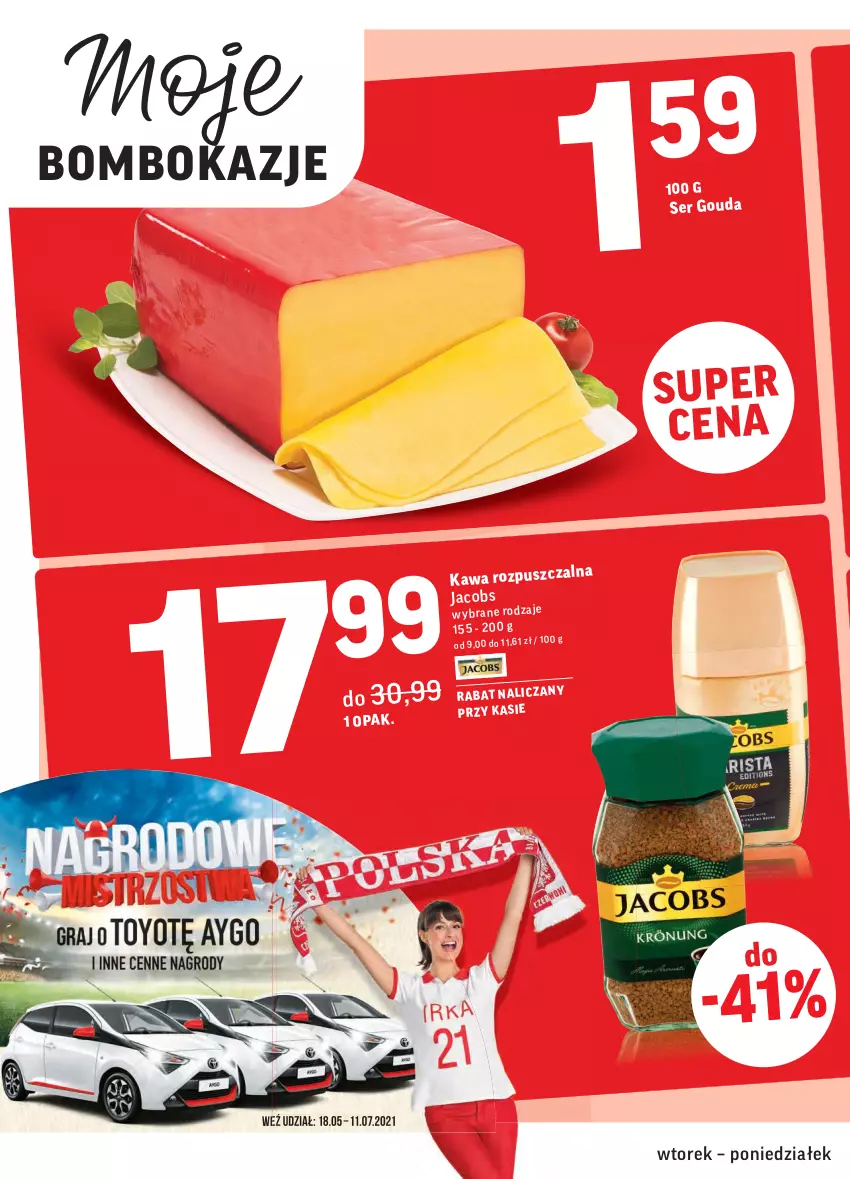 Gazetka promocyjna Intermarche - Dzień Dziecka, Dzień Mamy - ważna 25.05 do 31.05.2021 - strona 4 - produkty: Gouda, Jacobs, Kawa, Ser