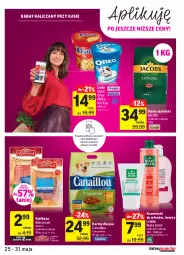 Gazetka promocyjna Intermarche - Dzień Dziecka, Dzień Mamy - Gazetka - ważna od 31.05 do 31.05.2021 - strona 13 - produkty: Kit Kat, Biały Jeleń, Kawa ziarnista, Kawa, Lody, Jacobs, Kiełbasa, Oreo, Canaillou, Milka