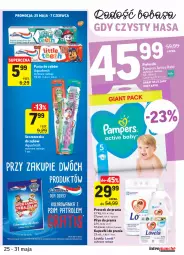 Gazetka promocyjna Intermarche - Dzień Dziecka, Dzień Mamy - Gazetka - ważna od 31.05 do 31.05.2021 - strona 37 - produkty: Płyn do prania, Pampers, Lovela, Aquafresh, Proszek do prania, Szczoteczka do zębów, Pasta do zębów, Kapsułki do prania, Szczoteczka