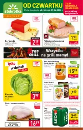 Gazetka promocyjna Stokrotka - Market - Gazetka - ważna od 27.04 do 27.04.2022 - strona 1 - produkty: Piwa, Piwo, Kurczak, Polędwica, Sos, Ser, Gra, Miód, Gouda, Nestlé, Lech Premium