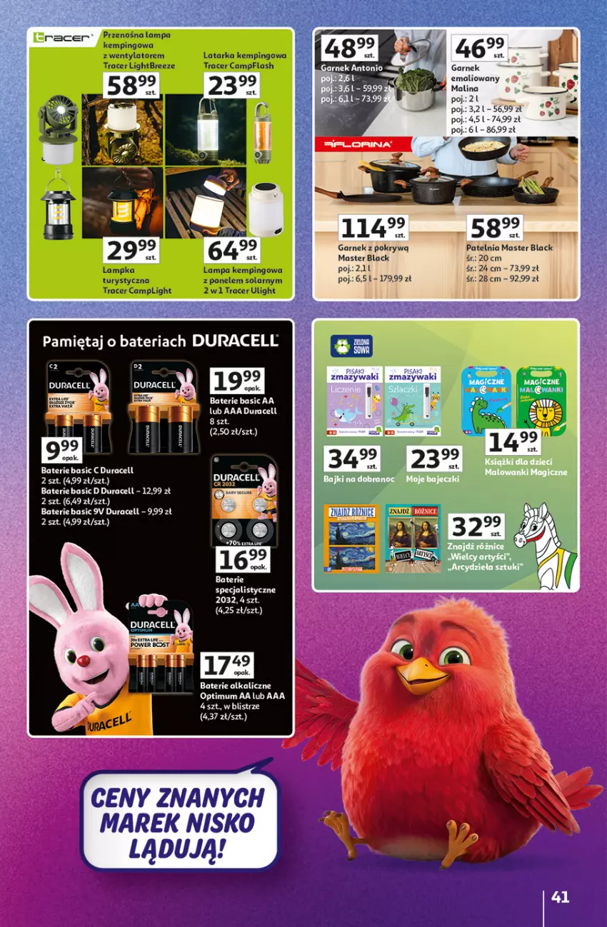 Gazetka promocyjna Auchan - Znane Marki Hipermarket - ważna 11.06 do 17.06.2026 - strona 41 - produkty: Bateria, Duracell, Garnek, Garnek z pokrywą, Lack, Mięta, Patelnia