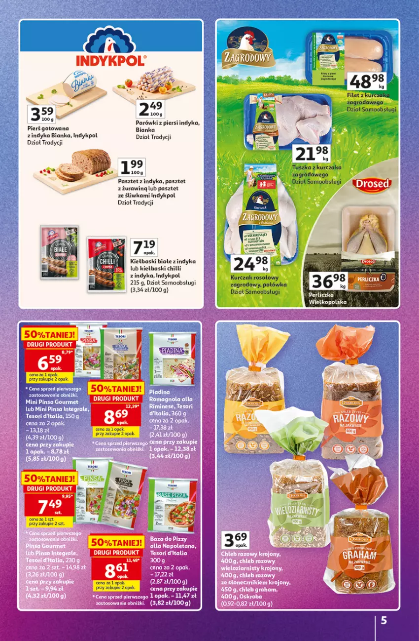 Gazetka promocyjna Auchan - Znane Marki Hipermarket - ważna 11.06 do 17.06.2026 - strona 5 - produkty: Bianka, Kiełbaski białe, Parówki, Pasztet, Pasztet z indyka
