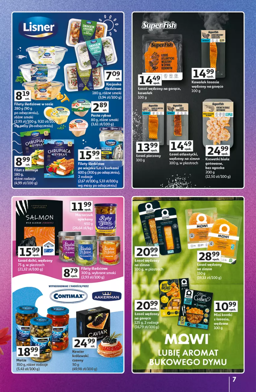 Gazetka promocyjna Auchan - Znane Marki Hipermarket - ważna 11.06 do 17.06.2026 - strona 7 - produkty: Krajanka śledziowa, Krewetki, Ocet