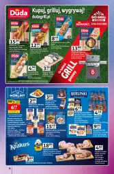 Gazetka promocyjna Auchan - Znane Marki Hipermarket - Gazetka - ważna od 17.06 do 17.06.2026 - strona 4 - produkty: Kurczak, Krakus, Ser, Gra, Rama, Parówki, Szynka konserwowa, Duda, Szynka, Kiełbasa krucha, Grill, Kiełbasa, Berlinki