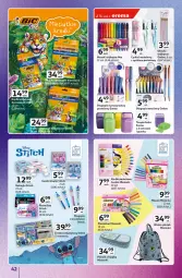 Gazetka promocyjna Auchan - Znane Marki Hipermarket - Gazetka - ważna od 17.06 do 17.06.2026 - strona 42 - produkty: Długopis, Klej, Piórnik, Plecak, Plastelina, Fa