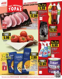 Gazetka promocyjna Topaz - Gazetka - Gazetka - ważna od 06.03 do 06.03.2024 - strona 1 - produkty: Lubella, Makaron, Bell, Schab wieprzowy, Bella, Waga
