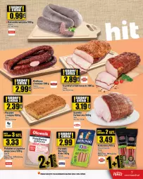 Gazetka promocyjna Topaz - Gazetka - Gazetka - ważna od 06.03 do 06.03.2024 - strona 7 - produkty: Polędwica, Top, Pekpol, Parówki, Duda, Szynka, Kabanos, Olewnik, Berlinki, Fa