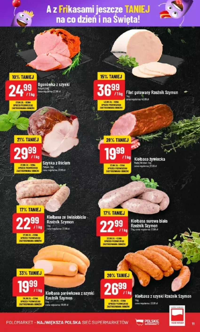 Gazetka promocyjna PoloMarket - ważna 20.11 do 26.11.2024 - strona 3 - produkty: BIC, Kiełbasa, Madej Wróbel, Szynka