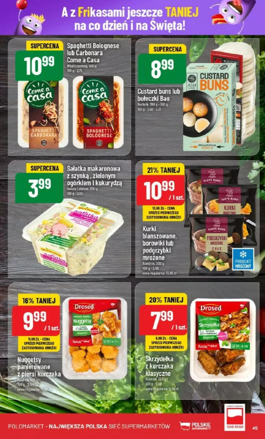 Gazetka promocyjna PoloMarket - ważna 20.11 do 26.11.2024 - strona 44 - produkty: Borowiki, Kurczak, Makaron, Spaghetti