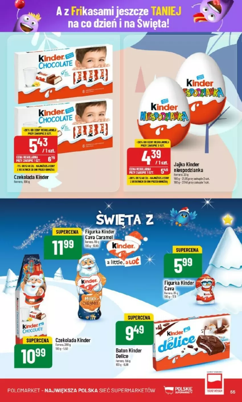 Gazetka promocyjna PoloMarket - ważna 20.11 do 26.11.2024 - strona 51 - produkty: Baton, Czekolada, Ferrero, Kinder