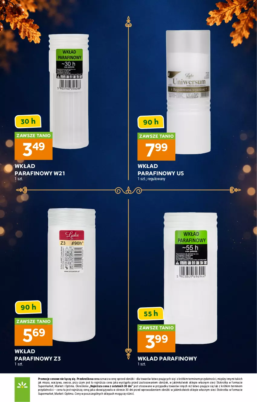 Gazetka promocyjna Stokrotka - Katalog Znicze - ważna 15.10 do 04.11.2026 - strona 10 - produkty: Mięso, Optima, Owoce, Warzywa