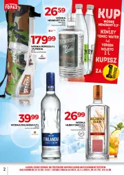 Gazetka promocyjna Topaz - Gazetka - Gazetka - ważna od 31.08 do 31.08.2021 - strona 2 - produkty: Gin, Finlandia, Tera, Wódka