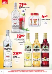 Gazetka promocyjna Topaz - Gazetka - Gazetka - ważna od 31.08 do 31.08.2021 - strona 4 - produkty: Ser, Pur, Gin, Gra, Soplica, Wódka, Krupnik, Napój, Fa